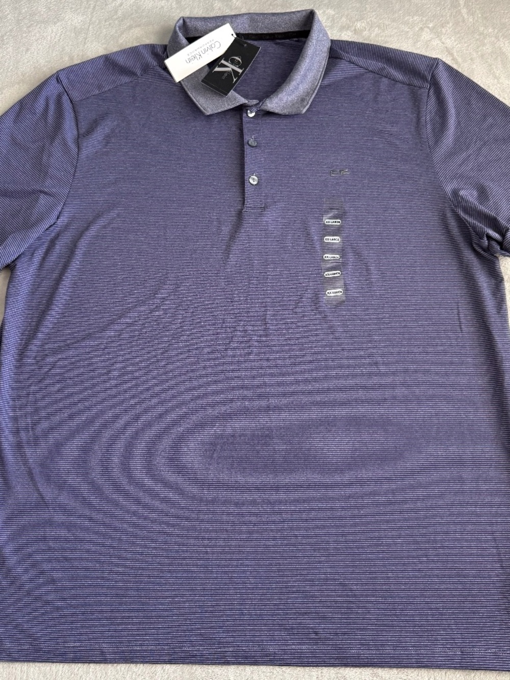 Calvin Klein Performance Men’s Polo Shirt Size XXL Astral Aura NWT